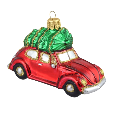 Weihnachtsschmuck Auto mit Baum
