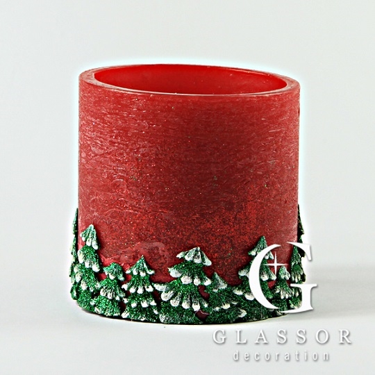 Kerzenständer Rot
