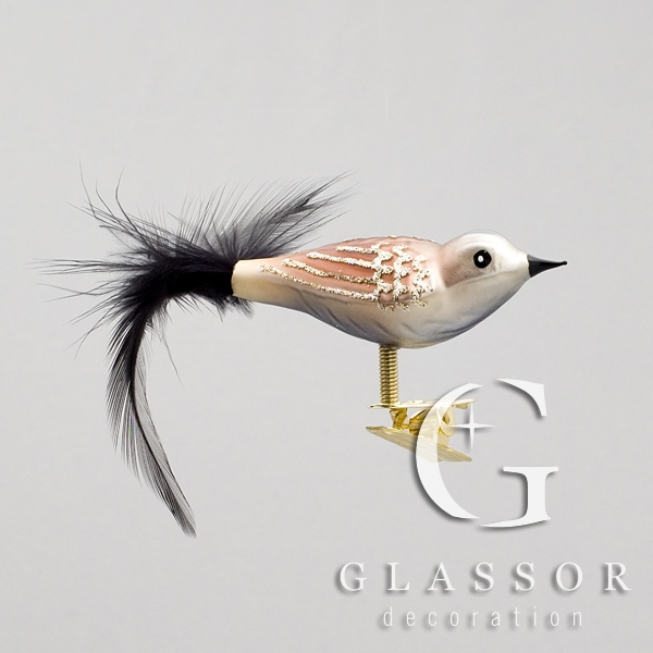 Glasvogel cremefarbig
