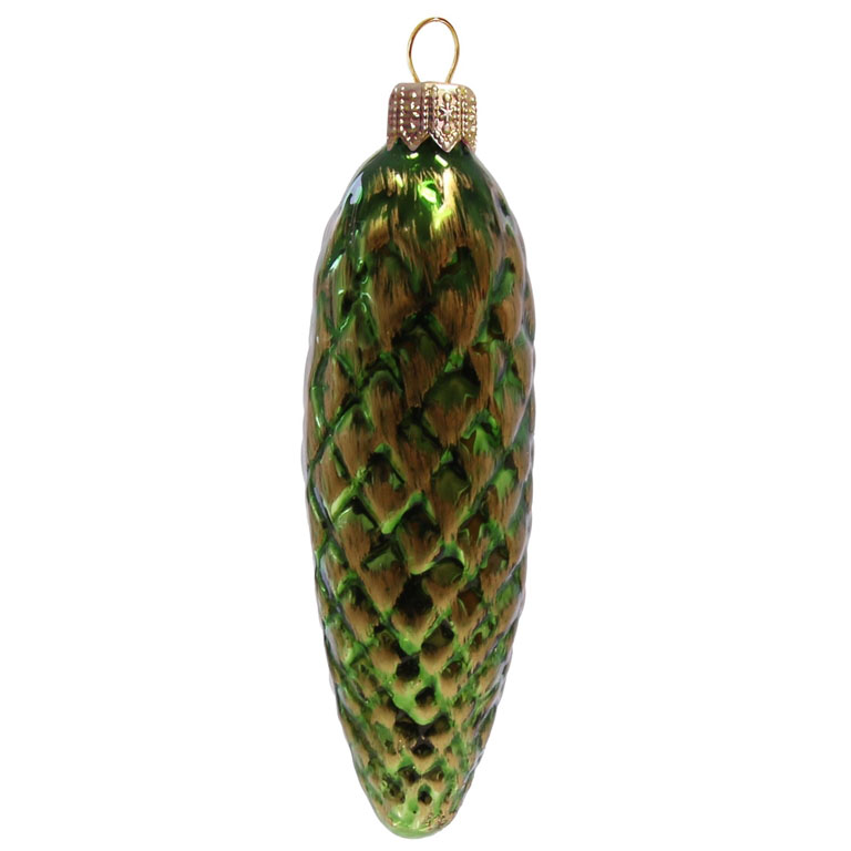 Weihnachtschmuck Tannenzapfen Grün