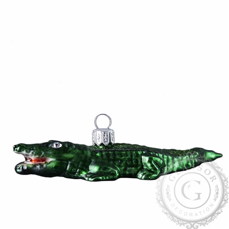 Alligator Weihnachtsschmuck