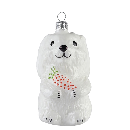 Porzellan Hase mit Karotte