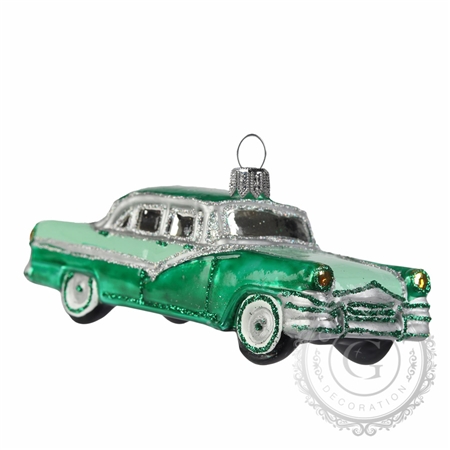 Türkis-Oldtimer Weihnachtsverzierung | Decor-by-Glassor.cz