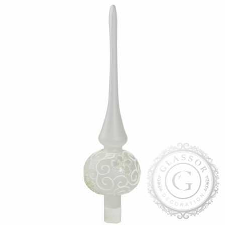 Weihnachtsspitze transparent Dekor Blumen