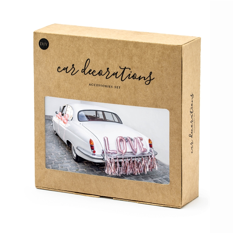 Hochzeitsauto Dekoration Set LOVE