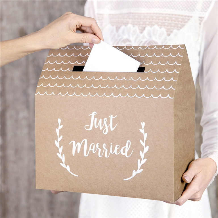 Hochzeits Geschenkbox "Just Married"