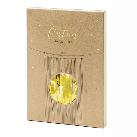 Partyvorhang metallisch gold