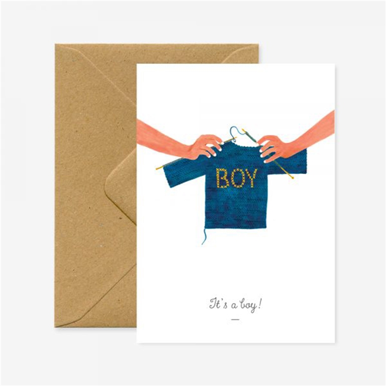 Babydusche karte It's a boy!