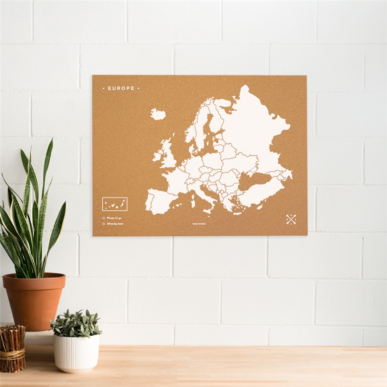 Pinnwand Europa Karte Größe XL