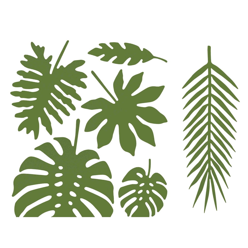 Dekorative tropische Blätter