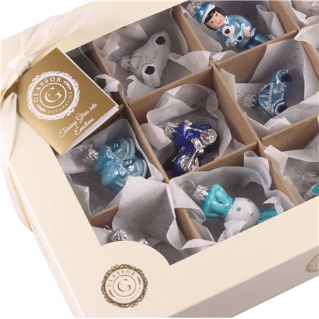 Set 12 Mini Dekorationen für Jungs | Decor-by-Glassor.cz