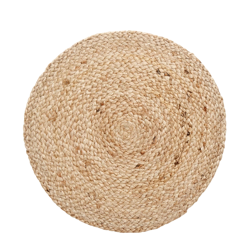 Gestrickte Jute Tischset