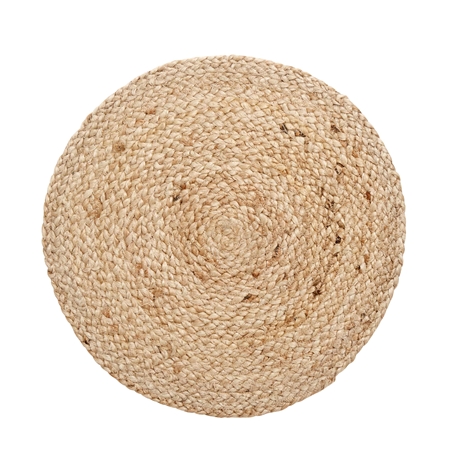 Gestrickte Jute Tischset