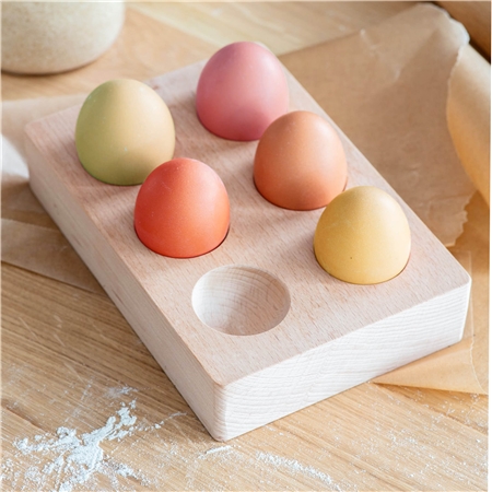 Eierablage aus Holz