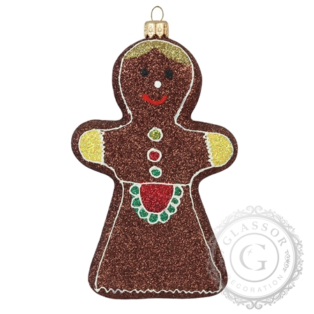 Glasschmuck Lebkuchen mit Rock
