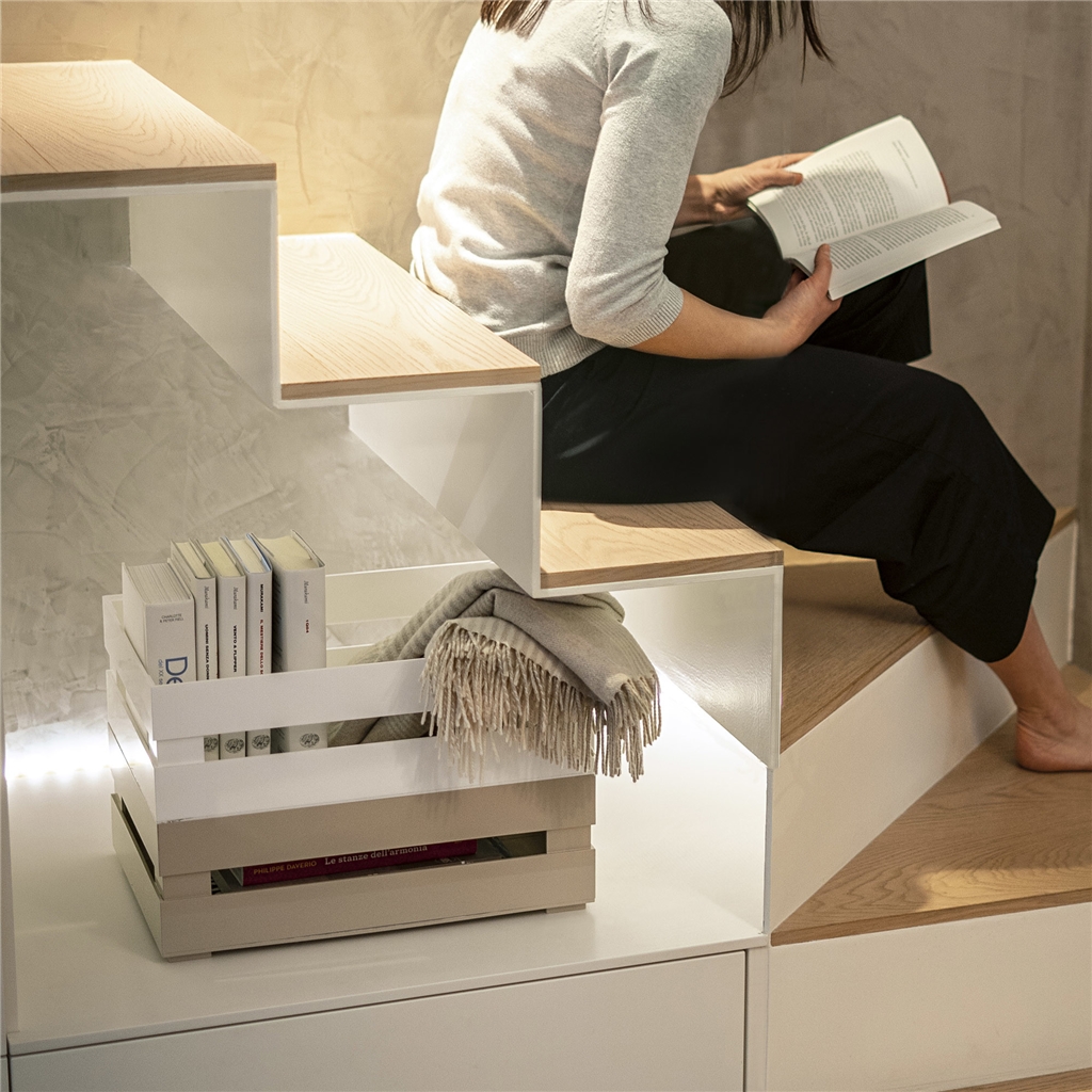 L Aufbewahrungskiste Beige | Decor-by-Glassor.cz