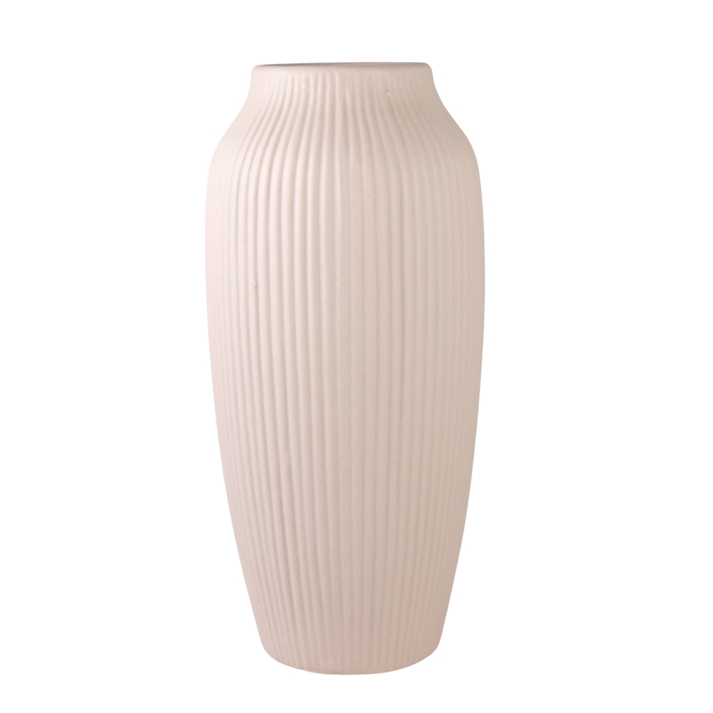 Hohe pastellrosa Vase