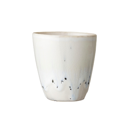 Keramikbecher mit Tropfglasur