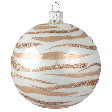 Weihnachtskugel Perlmutt Dekor
