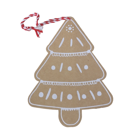 Weihnachtskarte Lebkuchenbaum