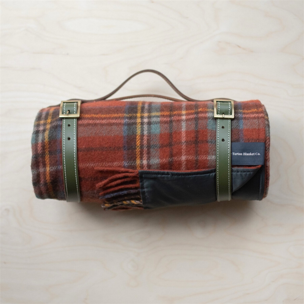 Outdoor Wollpicknickdecke königlicher Tartan