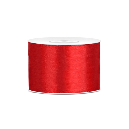 Rotes Satinband