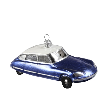 Französisches Auto in blauer Metallic