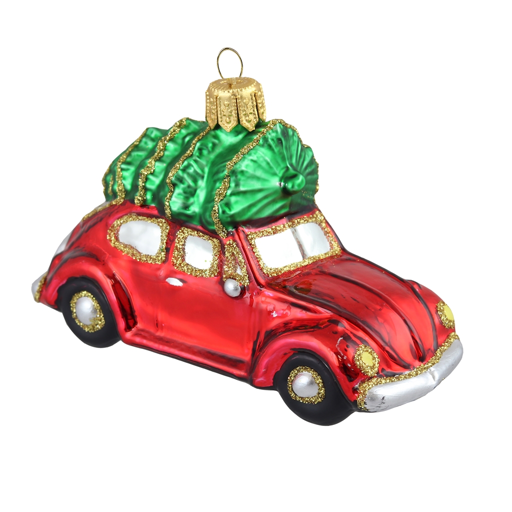 Weihnachtsschmuck Auto mit Baum