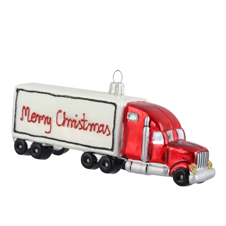 Lastkraftwagen Merry Christmas