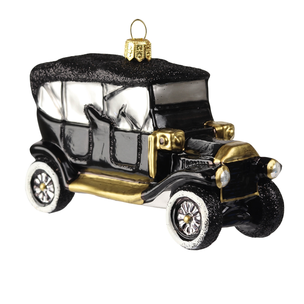 Schwarz-Gold Oldtimer Auto