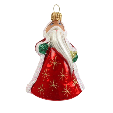 Glasfigur Weihnachtsmann mini
