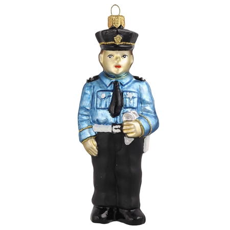 Weihnachtsschmuck Polizist