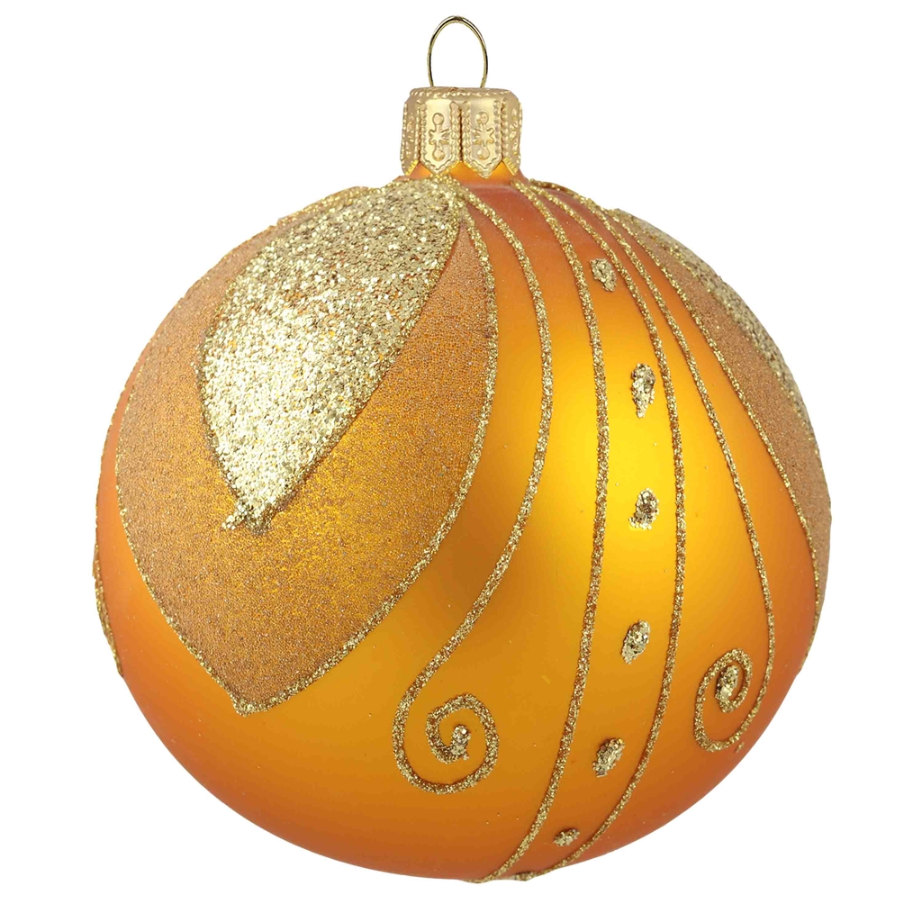 Weihnachtskugel Dekor Gold