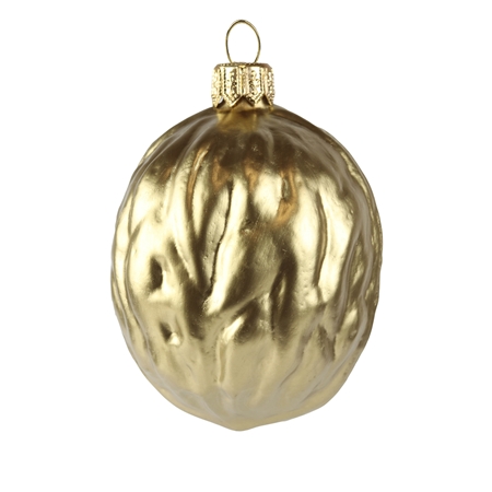 Glas goldene Walnuss