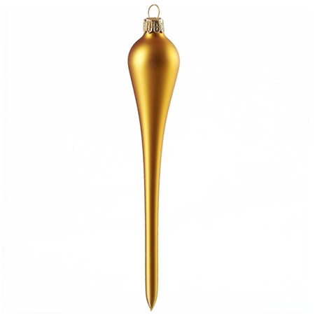 Eiszapfen Gold matt