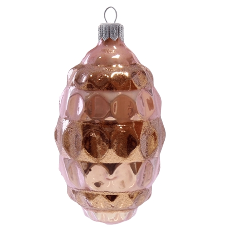 Weihnachtsschmuck Oval Rosa 
