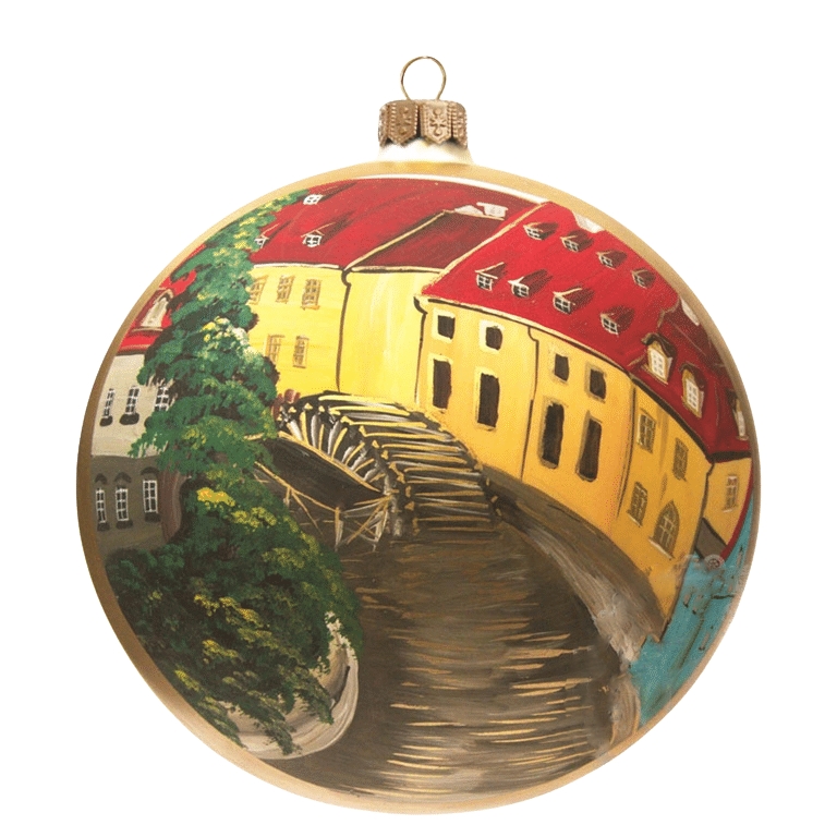 Weihnachtskugel Prag