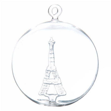 Kugel mit klarem Eiffelturm