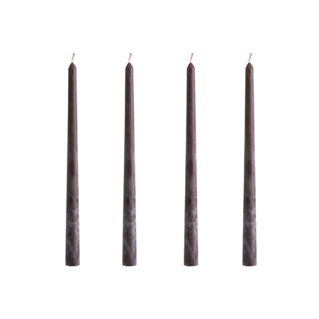 Paraffinkerzen Dunkellila 4 Stück