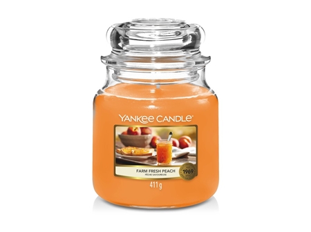 Duftkerze Yankee Candle FARM FRESH PEACH classic medium