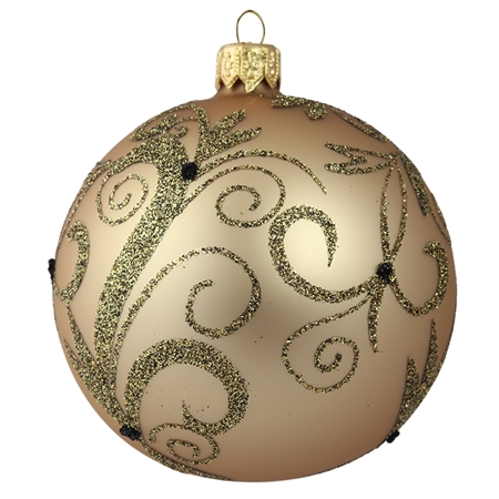 Weihnachtskugel  Gold 
