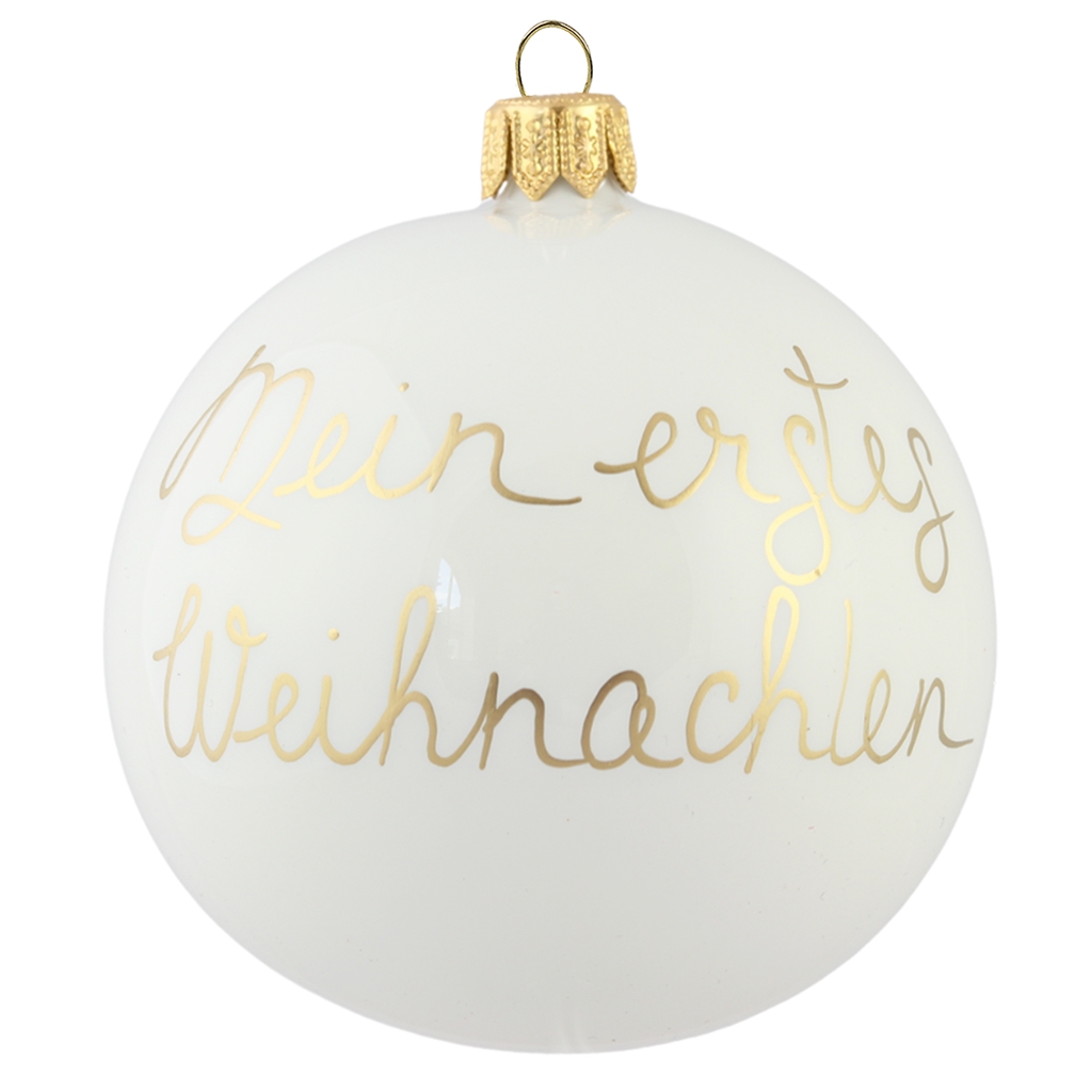 Weihnachtskugel "Mein erstes Weihnachten"