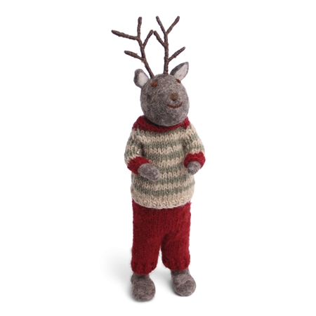 Rudolph das Rentier in einem Pullover