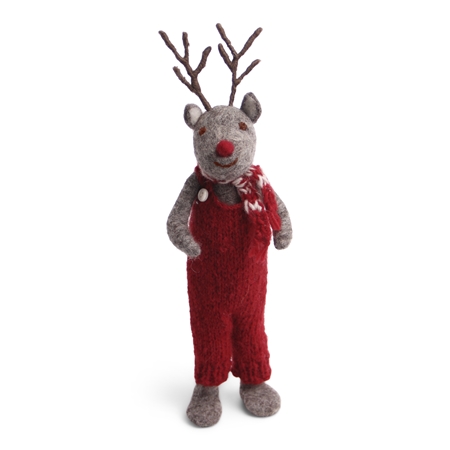 Rudolph das Rentier in roten Hosen