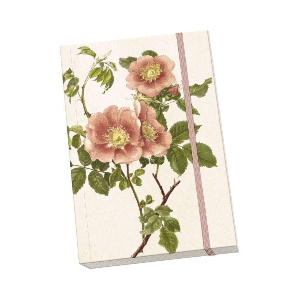 Notizbuch mit Rose A5