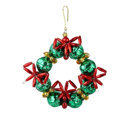 Adventskranz aus Perlen