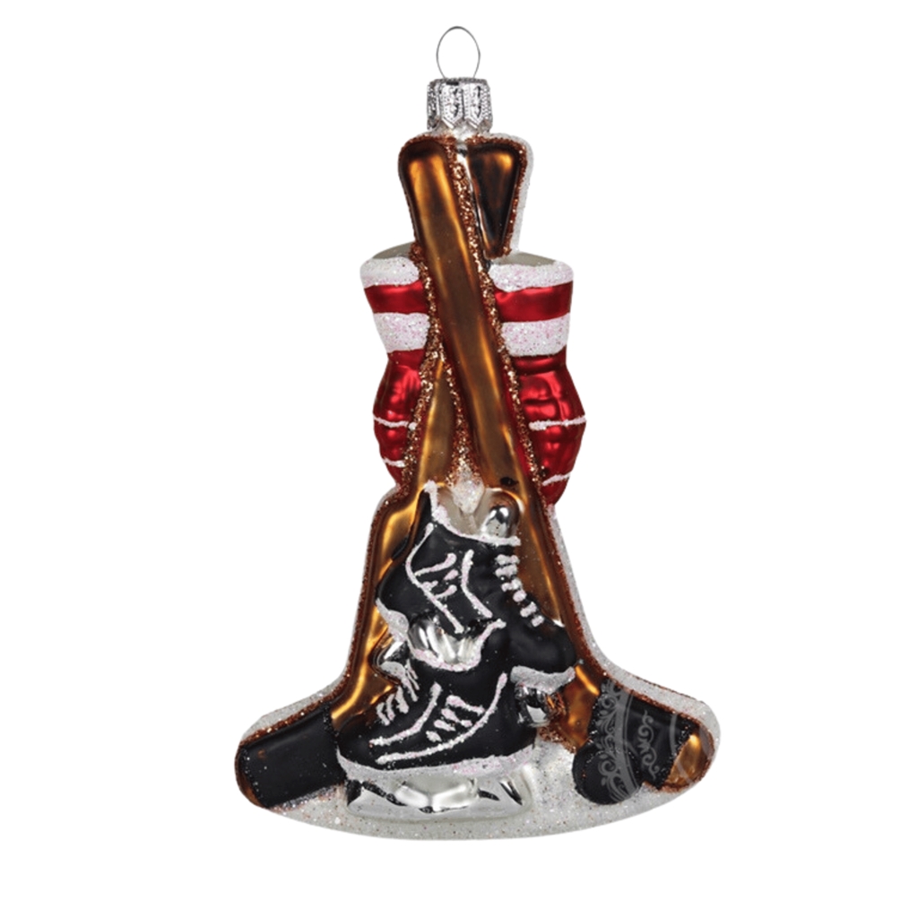 Christbaumschmuck Hockeyspieler Ausrüstung