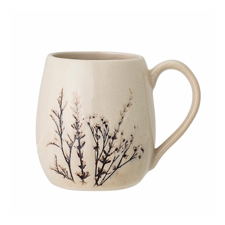 Glasierte Tasse blühende Wiese