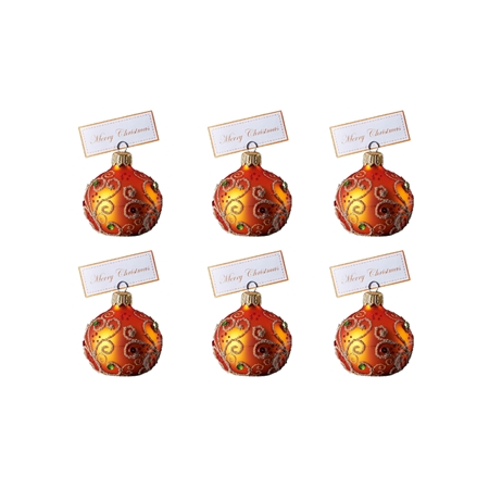  Set mit größeren Namensschildern Orange