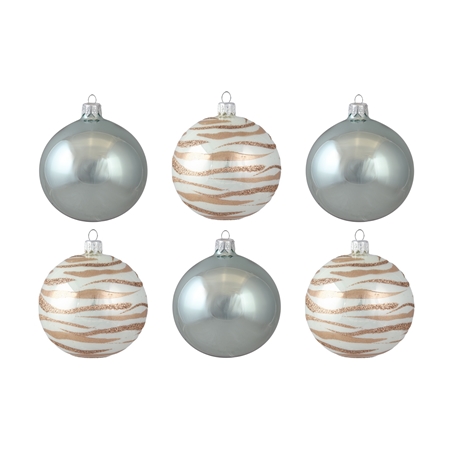 Set Weihnachtskugeln Perle